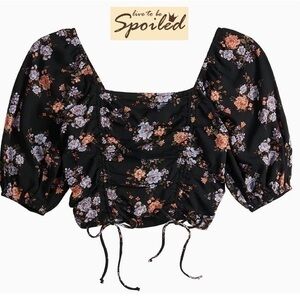 Floral Crop Top Floral Crop Top